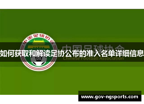 如何获取和解读足协公布的准入名单详细信息